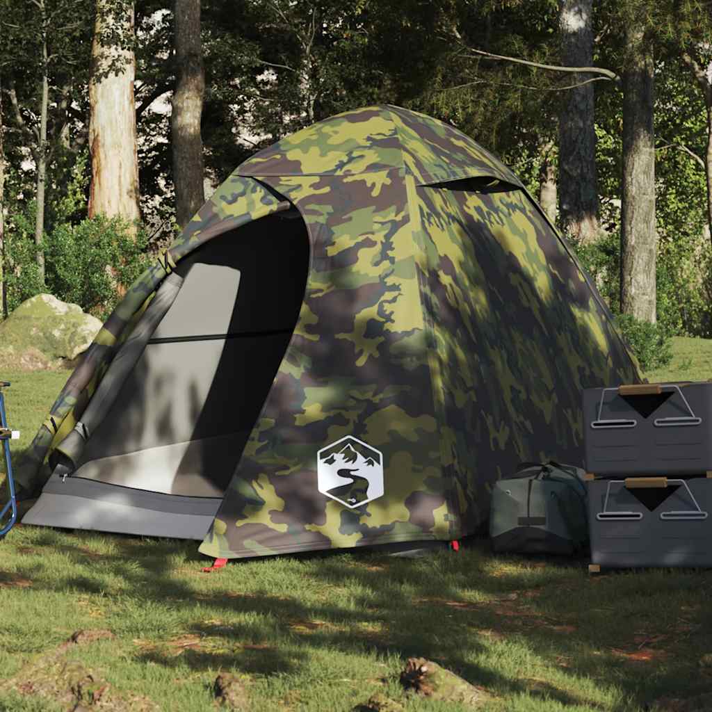 Vidaxl Dome Tent 2-Persona impermeable Camuflaje
