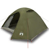 Vidaxl Dome Tent Green d'oliva impermeabile per 4 persone