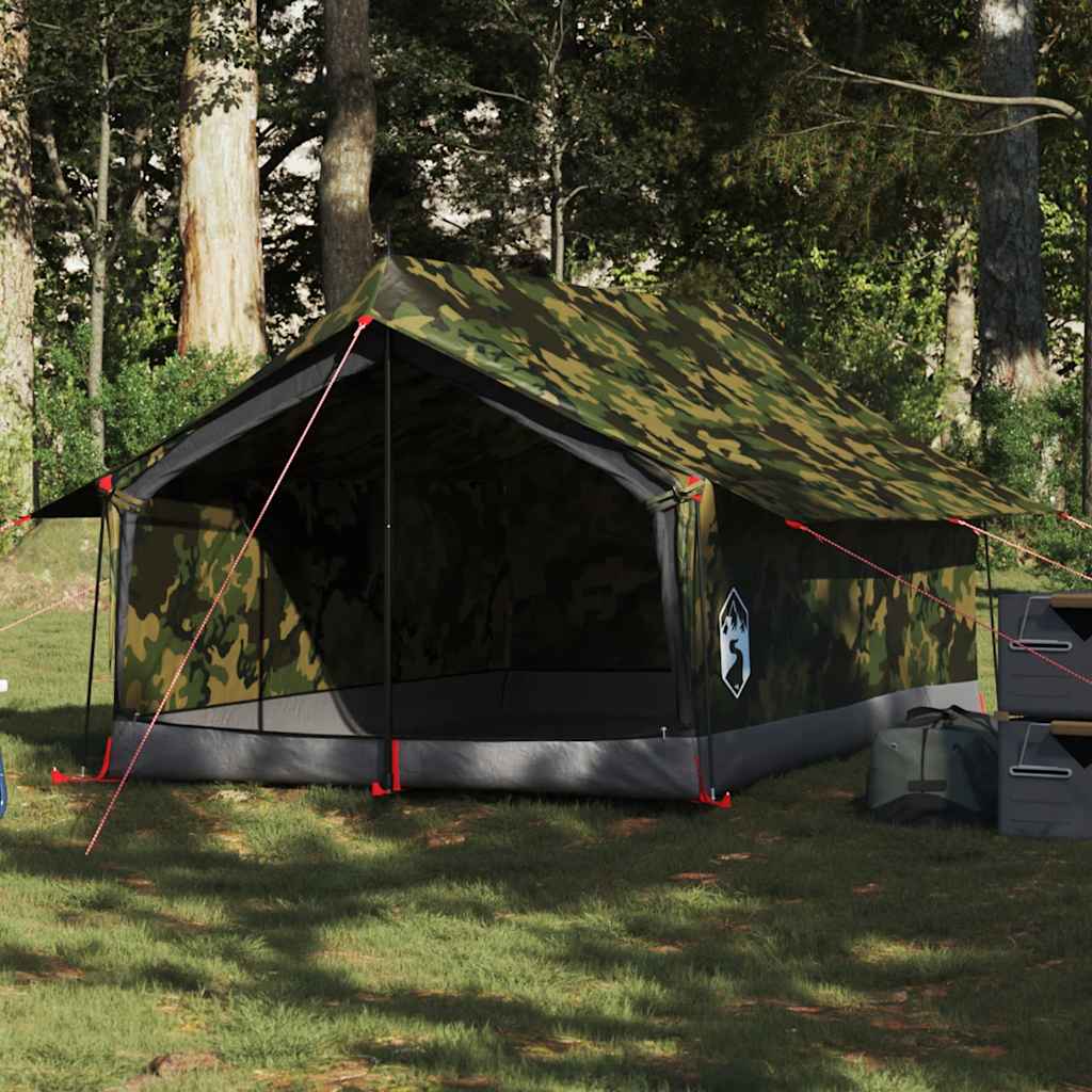 Vidaxl tent 2-persoons waterdicht camouflage