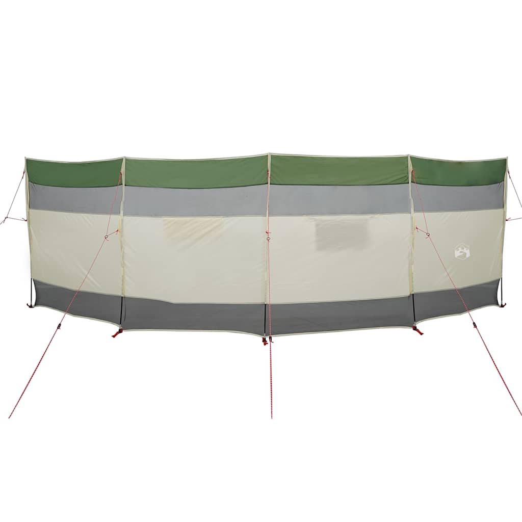 VidaXL parabrezza da campeggio impermeabile 510x153 cm verde