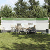 VidaXL parabrezza da campeggio impermeabile 510x153 cm verde