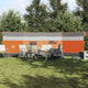 VidaXL parabrisas camping impermeable 510x153 cm gris y naranja