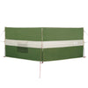 VidaXL parabrezza da campeggio impermeabile 344x120 cm verde
