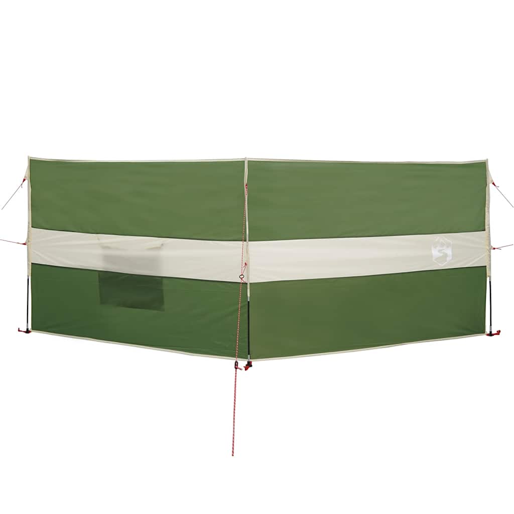 VidaXL parabrezza da campeggio impermeabile 344x120 cm verde