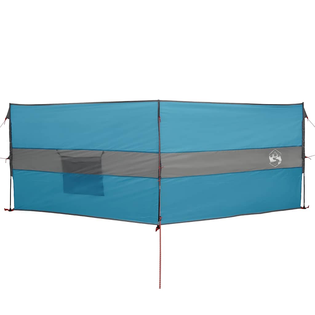 VidaXL parabrisas camping impermeable 344x120 cm azul