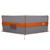 Vidaxl windscherm camping waterdicht 344x120 cm grijs en oranje