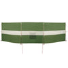VidaXL parabrezza da campeggio impermeabile 490x123 cm verde