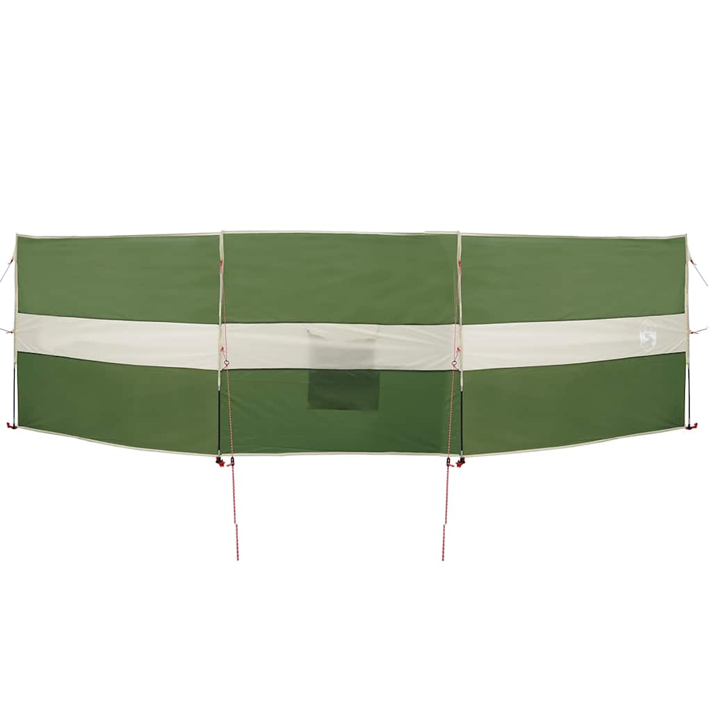 VidaXL parabrezza da campeggio impermeabile 490x123 cm verde