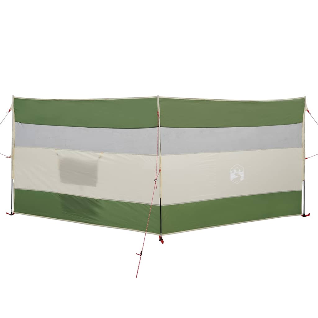 VidaXL parabrezza da campeggio impermeabile 340x130 cm verde