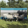 Parabrezza da campeggio Vidaxx impermeabile 340x130 cm blu