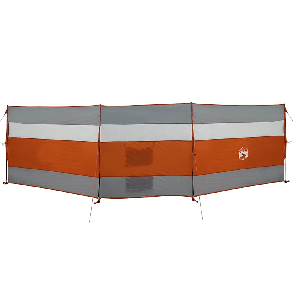 Vidaxx camping windshield waterproof 508x130 cm gray and orange