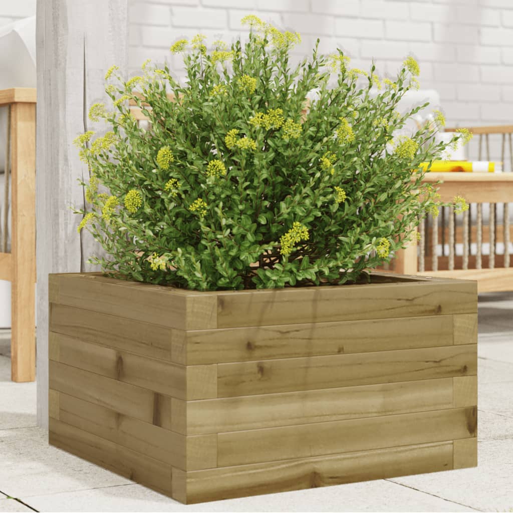 Vidaxl Planning Box 40x40x23 cm Pine impregnado