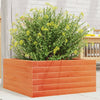 Vidaxl Planning Box 50x50x23 cm de pino sólido marrón