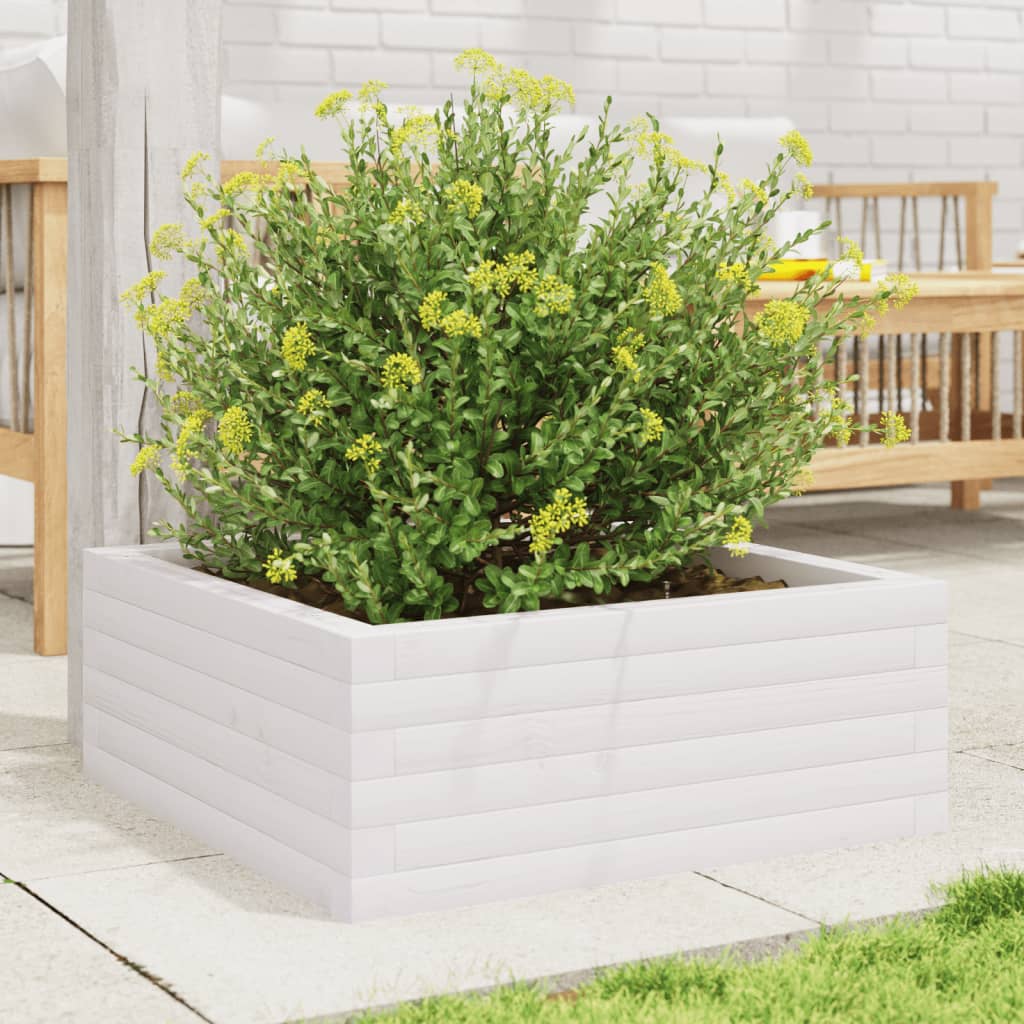 Vidaxl Planning Box 60x60x23 cm de pino sólido
