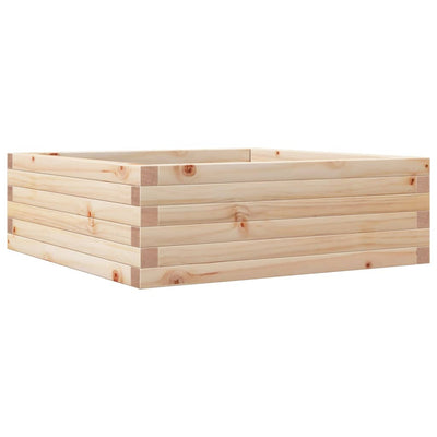 Casella di pianificazione Vidaxl 70x70x23 cm Pino solido