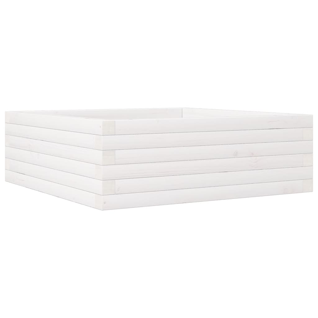Vidaxl Planning Box 70x70x23 cm de pino sólido