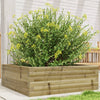 Casella di pianificazione Vidaxl 70x70x23 cm Pine impregnato