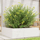 Vidaxl Planning Box 80x80x23 cm de pino sólido White