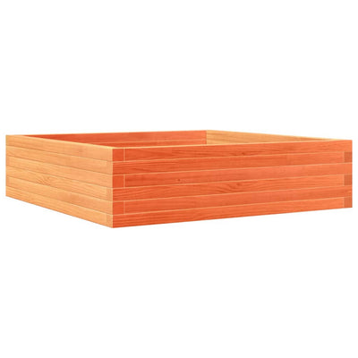 Casella di pianificazione Vidaxl 90x90x23 cm Pinna solida marrone