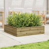 Casella di pianificazione di Vidaxl 90x90x23 cm Pine impregnato