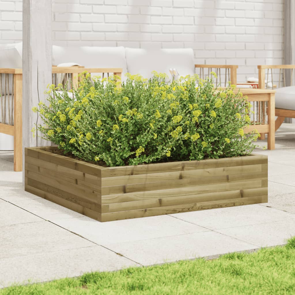 Vidaxl Planning Box 90x90x23 cm Pine impregnado