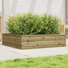 Casella di pianificazione di Vidaxl 90x90x23 cm Pine impregnato