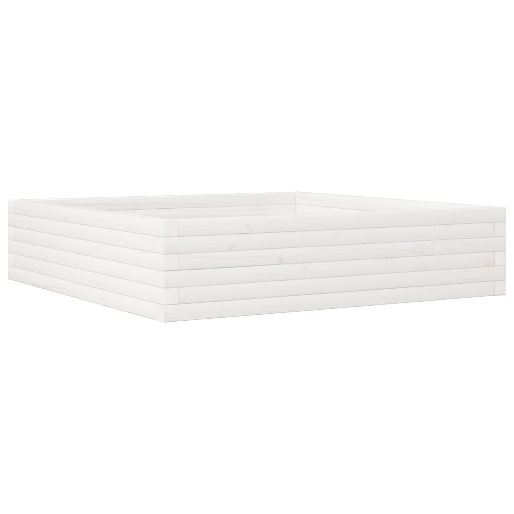 Vidaxl Planning Box 100x100x23 cm de pino sólido