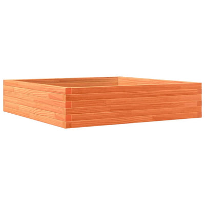 Casella di pianificazione Vidaxl 100x100x23 cm Pinna solida marrone