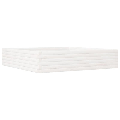 Casella di pianificazione Vidaxl 110x110x23 cm Pino solido