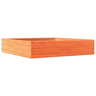 Casella di pianificazione Vidaxl 110x110x23 cm Basco di pino solido marrone