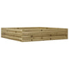 Vidaxl plantenbak 110x110x23 cm geïmpregneerd grenenhout
