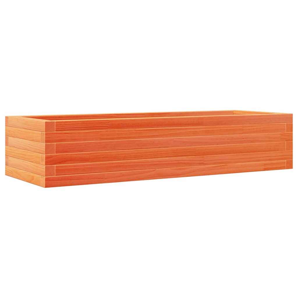 Vidaxl Planning Box 110x40x23 cm de pino sólido marrón