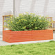 Vidaxl Planning Box 110x40x23 cm de pino sólido marrón