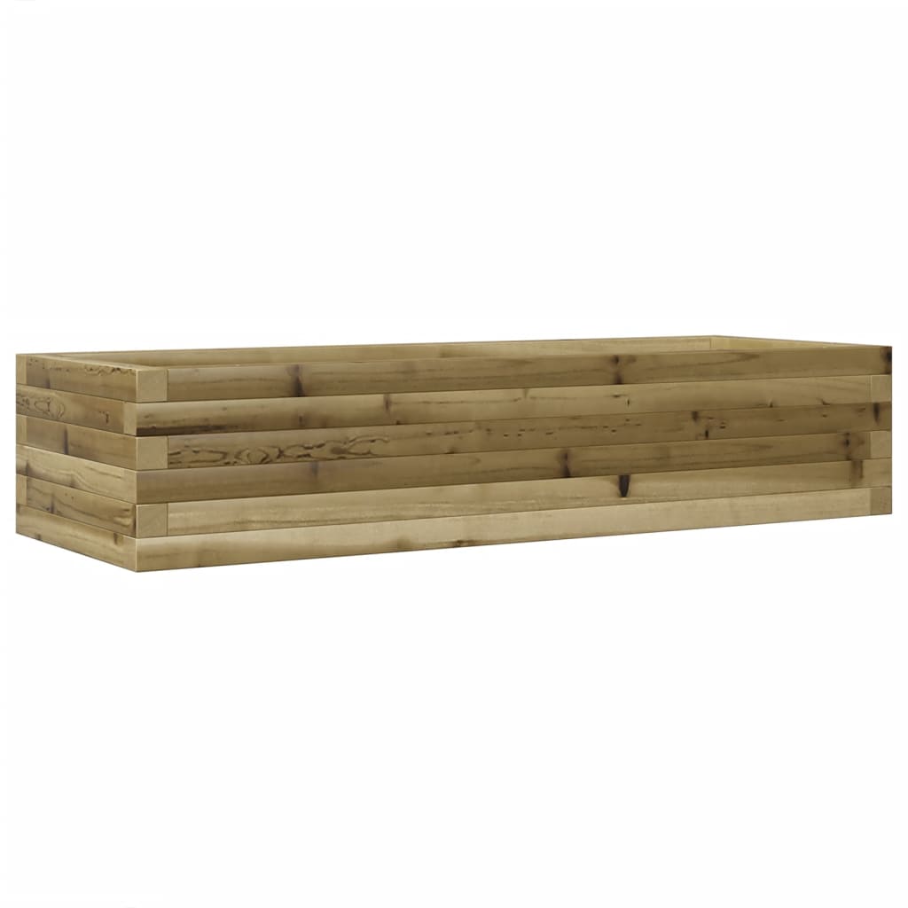 Casella di pianificazione Vidaxl 110x40x23 cm Pine impregnato