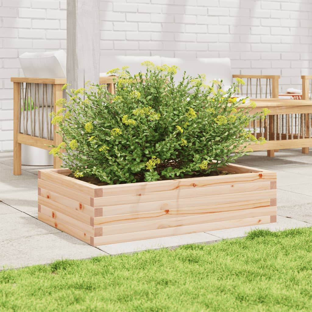 Vidaxl plannbak 90x60x23 cm pino solido