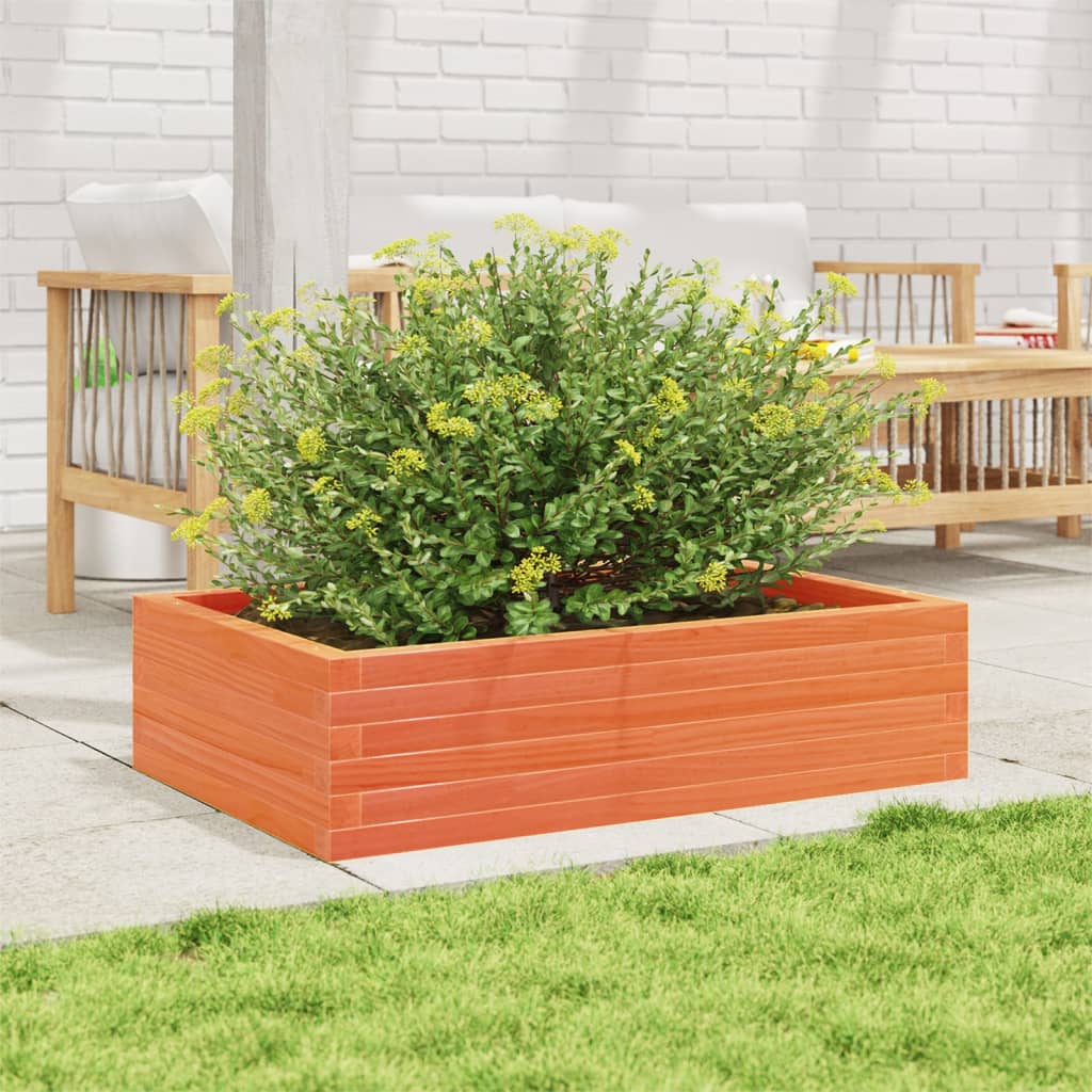 Vidaxl Planning Box 90x60x23 cm de pino sólido marrón