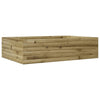 Casella di pianificazione di Vidaxl 90x60x23 cm Pine impregnato