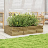 Casella di pianificazione Vidaxl 110x60x23 cm Pine impregnato