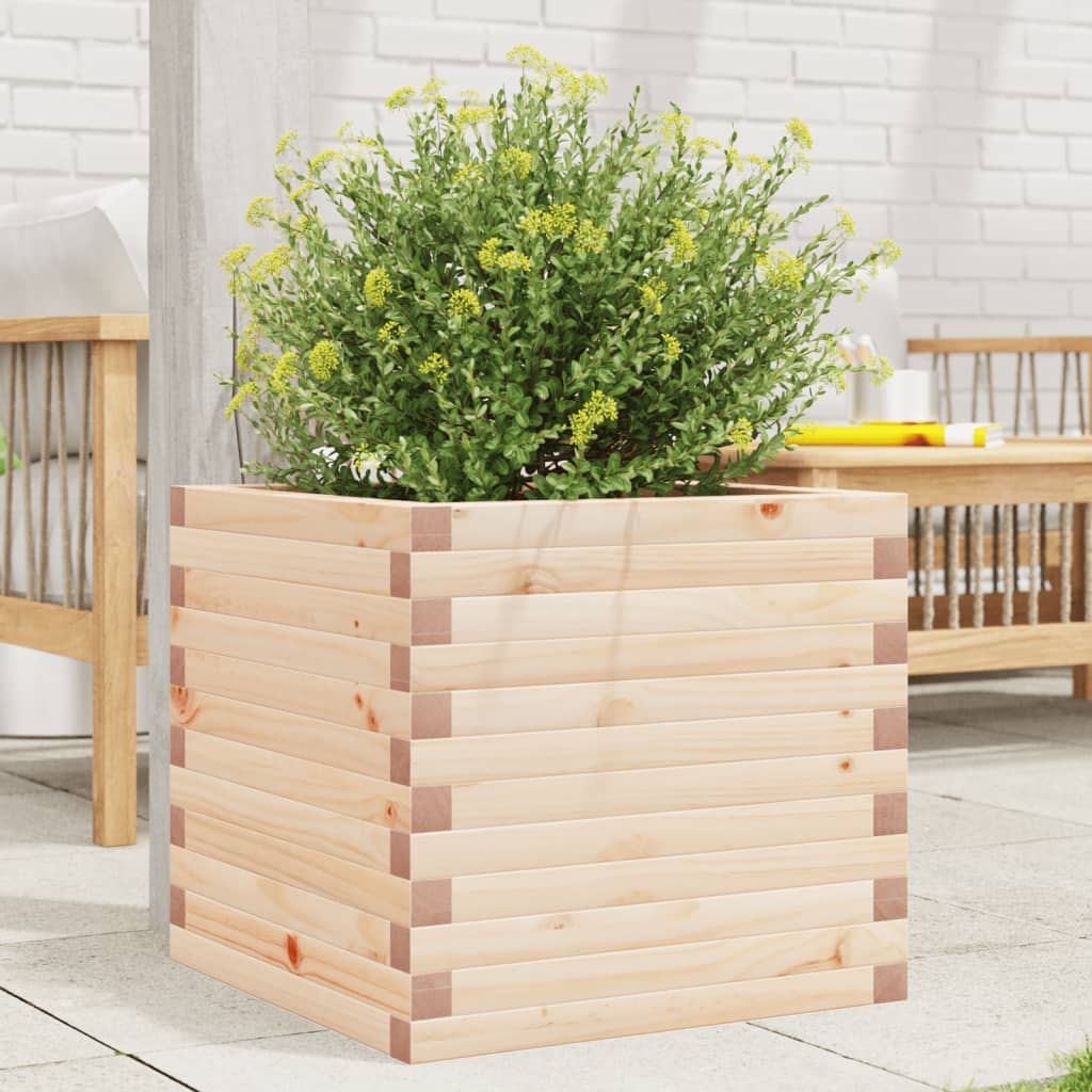 Vidaxl Planning Box 50x50x45.5 cm de pino sólido