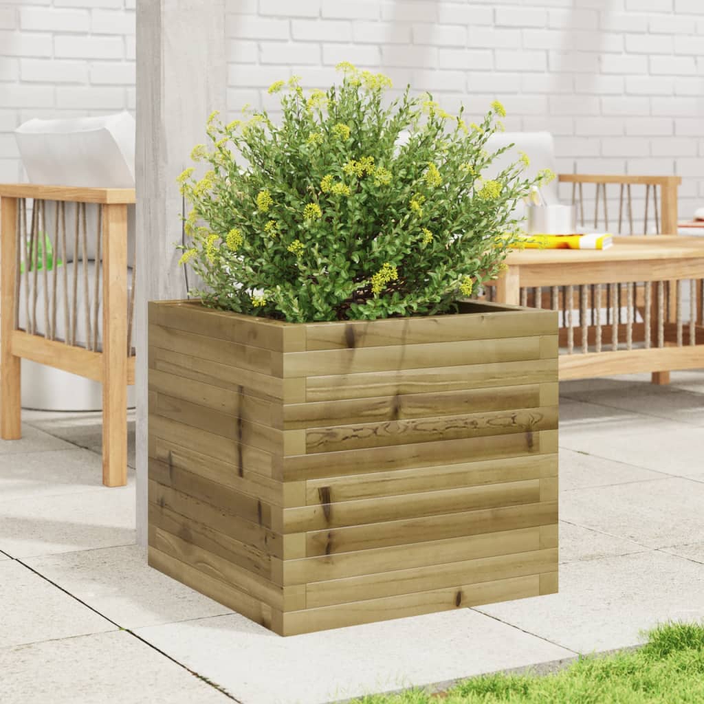 Vidaxl Planning Box 50x50x45.5 cm Pine impregnado