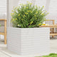 Vidaxl Planning Box 60x60x45.5 cm de pino sólido blanco