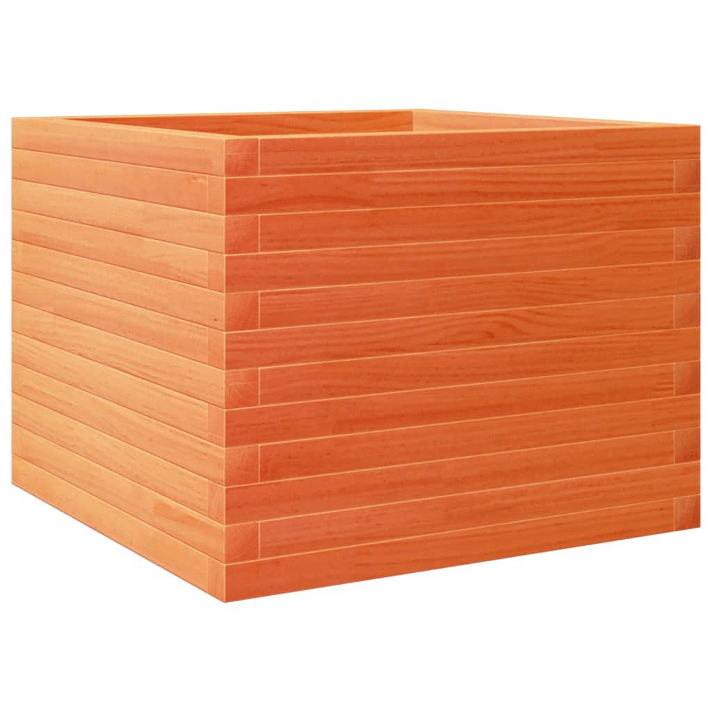 Vidaxl Planning Box 60x60x45.5 cm de pino sólido marrón