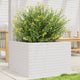 Vidaxl Planning Box 70x70x45.5 cm de pino sólido blanco