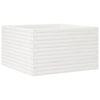 Vidaxl plantenbak 80x80x45,5 cm massief grenenhout wit