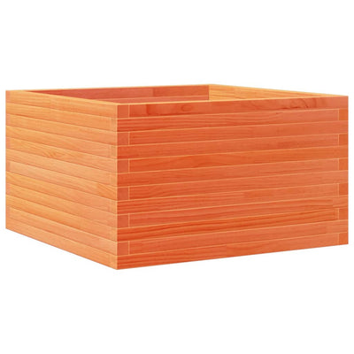 Vidaxl Planning Box 80x80x45.5 cm de pino sólido marrón marrón