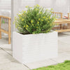 Vidaxl Planning Box 70x40x45.5 cm de pino sólido blanco