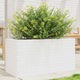 Vidaxl Planning Box 90x40x45.5 cm de pino sólido blanco