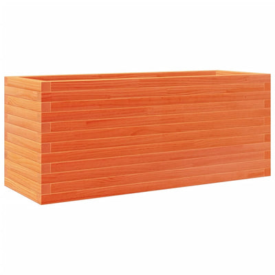 Casella di pianificazione Vidaxl 110x40x45.5 cm Basco di pino solido marrone