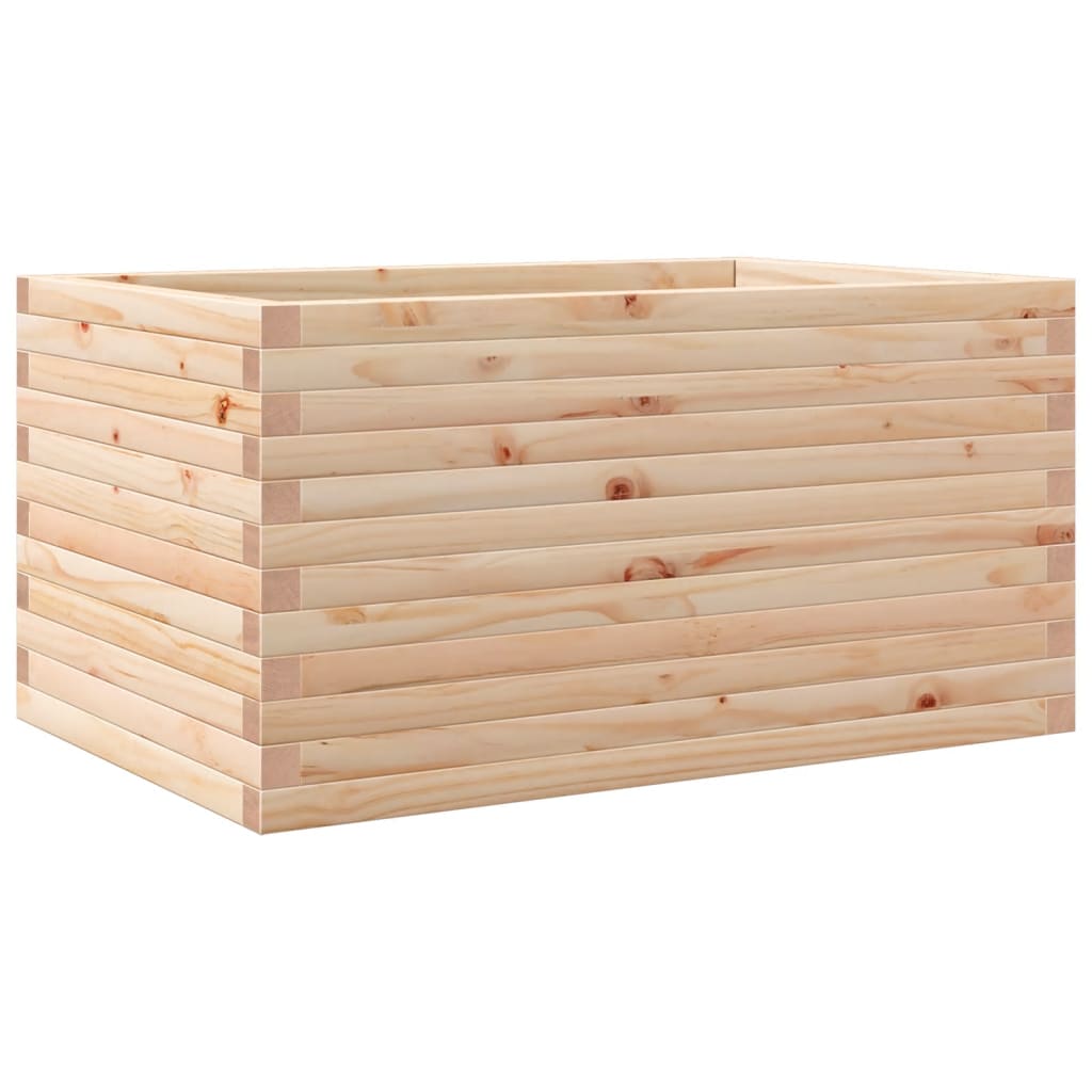 Vidaxl plantenbak 90x60x45,5 cm massief grenenhout