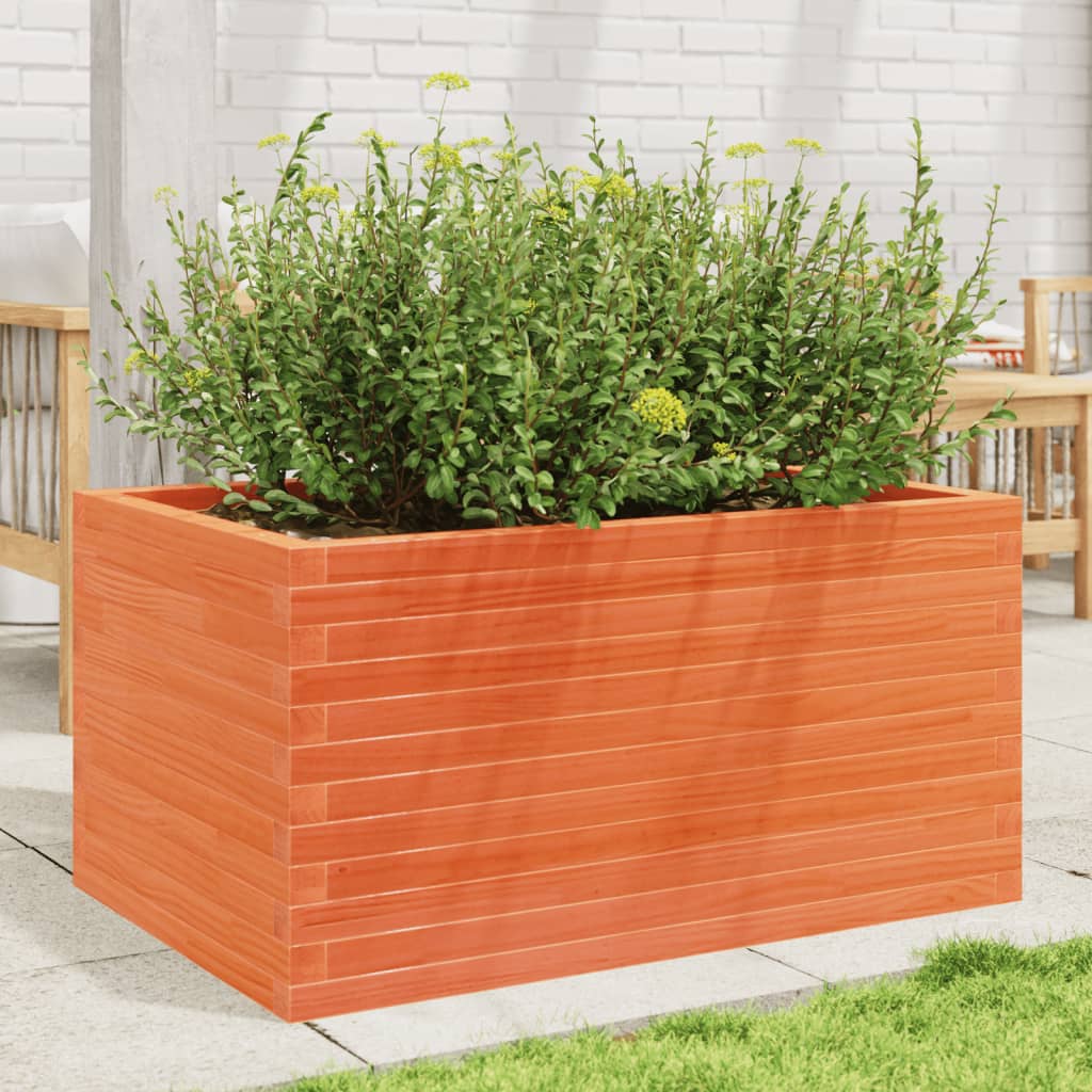 Vidaxl Planning Box 90x60x45.5 cm de pino sólido marrón